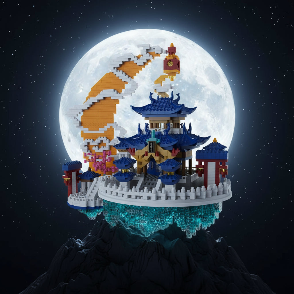 Blocky Moon Castle